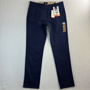 Dockers Ultimate Chino Pants Men 32x32 Blue Slim Smart Flex Stretch Preppy NWT